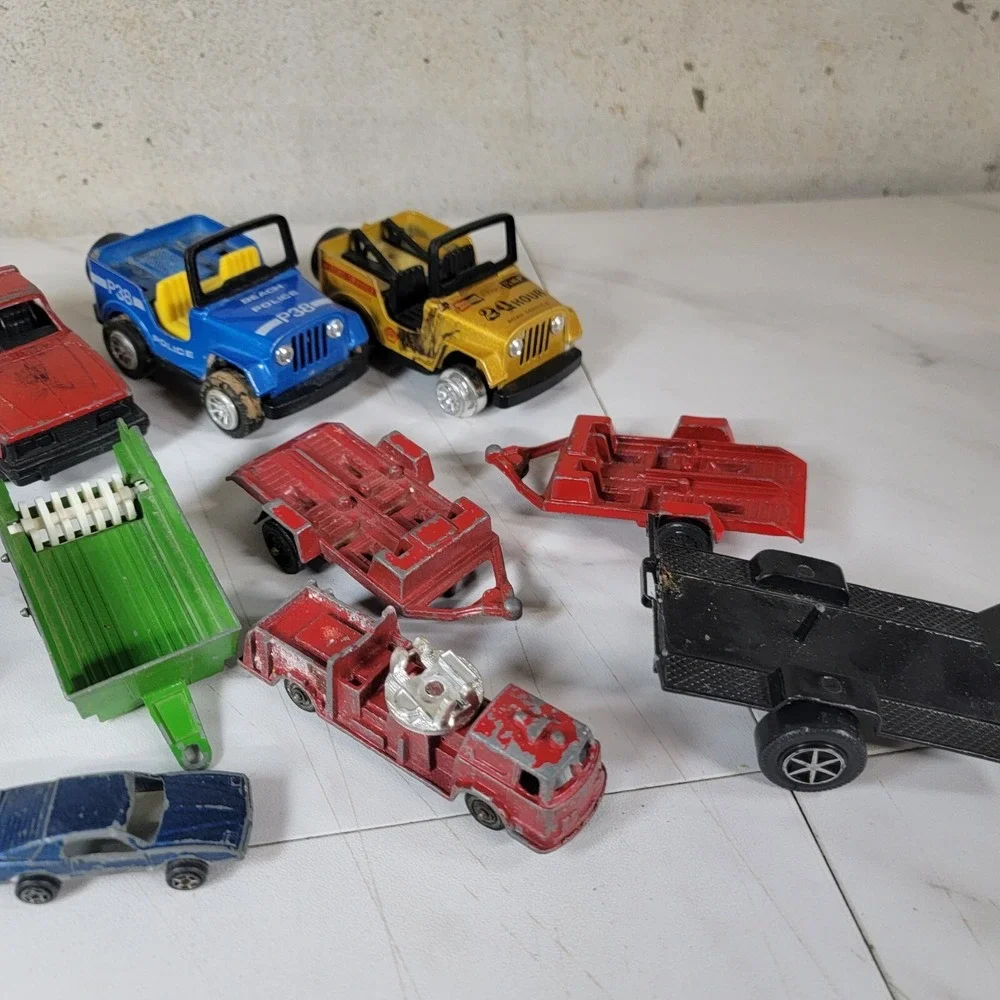 Vintage‎ Tootsie Toy Diecast Cars Trailers Firebird As Is Condition